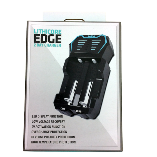 Lithicore Edge 2 Bay Charger Packaging
