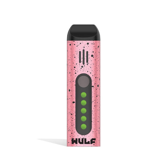 Wulf Mods Flora Portable Dry Herb Vaporizer Pink Black Spatter