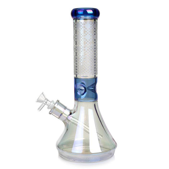 HOLOGRAPHIC  bong - 7MM - 12" - Beaker