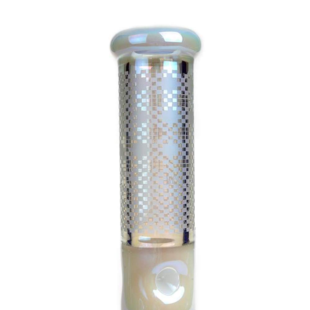 HOLOGRAPHIC  bong - 7MM - 12" - Beaker