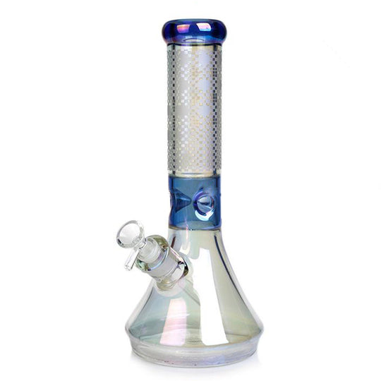 HOLOGRAPHIC  bong - 7MM - 12" - Beaker