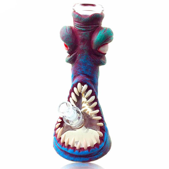 12.5 INCH 3D TWO MOUTH MONSTER BEAKER WATER PIPE