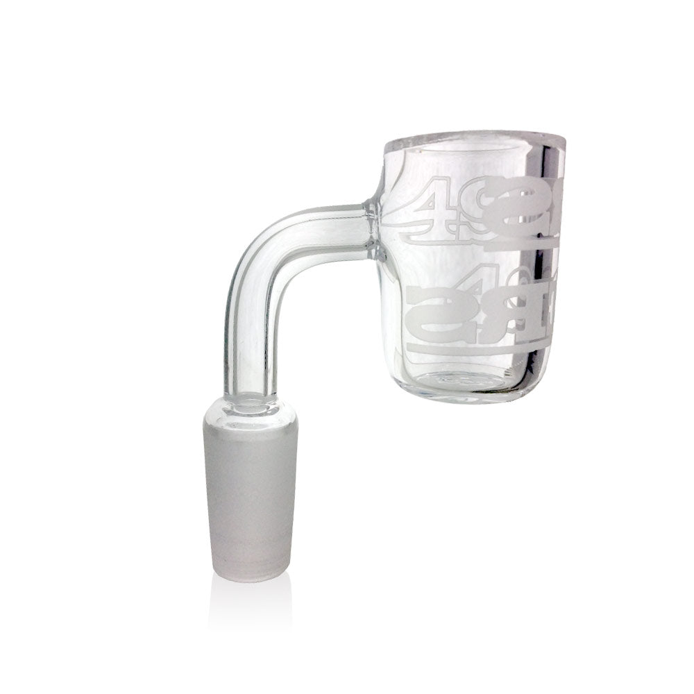 Flat Top Quartz Banger Engraved Design 14MM 49ers