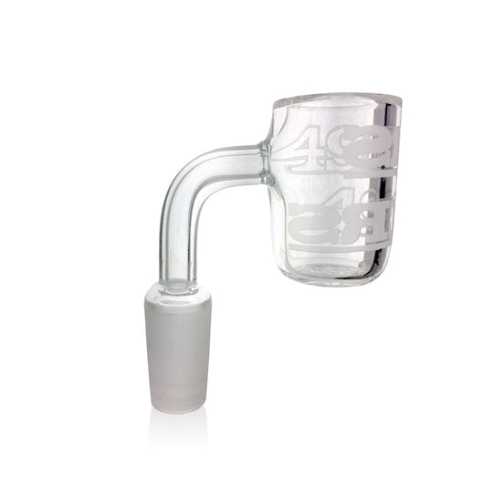 Flat Top Quartz Banger Engraved Design 14MM 49ers