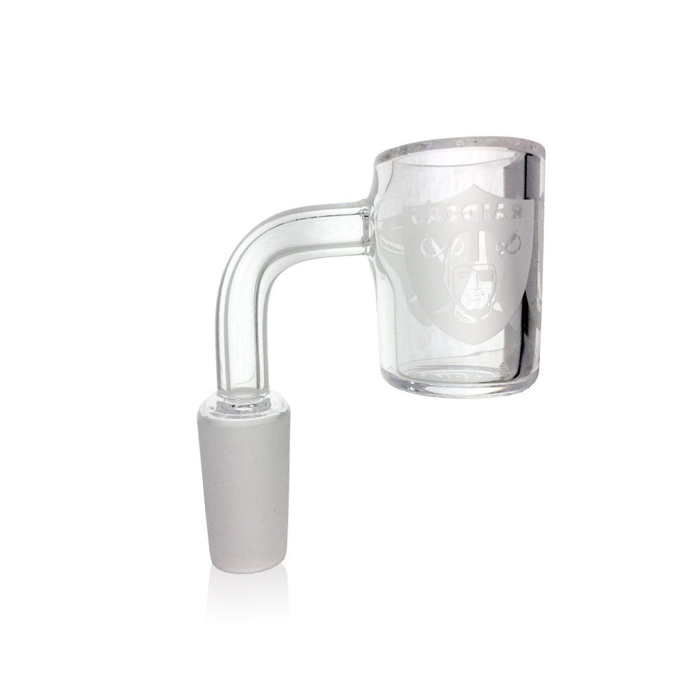 Flat Top Quartz Banger Engraved Design 14MM Raiders
