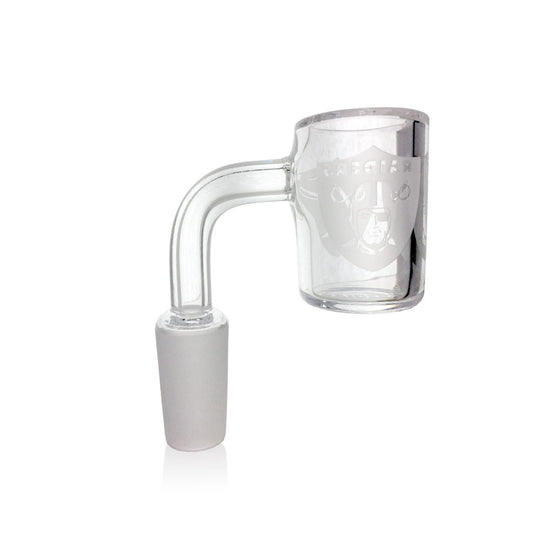 Flat Top Quartz Banger Engraved Design 14MM Raiders