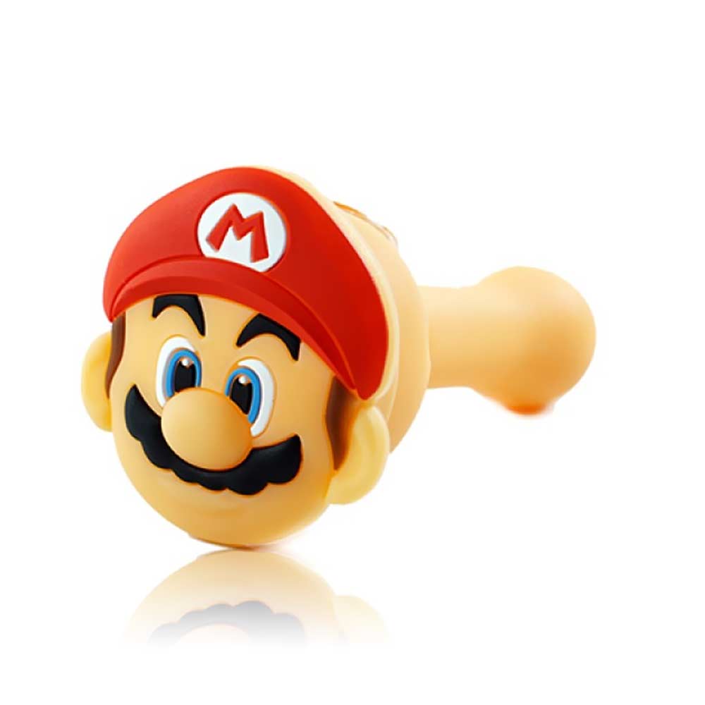 MARIO SILICONE HAND PIPE - 4.5"