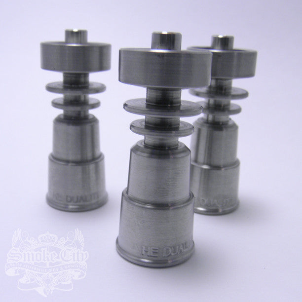 Highly Educated - Domeless DualiTi Nail - Smoke City