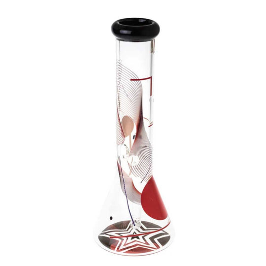 Famous Brandz Glass Beaker Ice Bong GOA