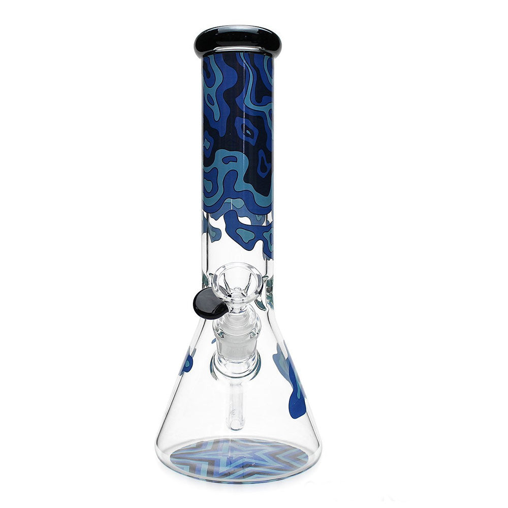 Famous Brandz Glass Beaker Ice Bong Fabric