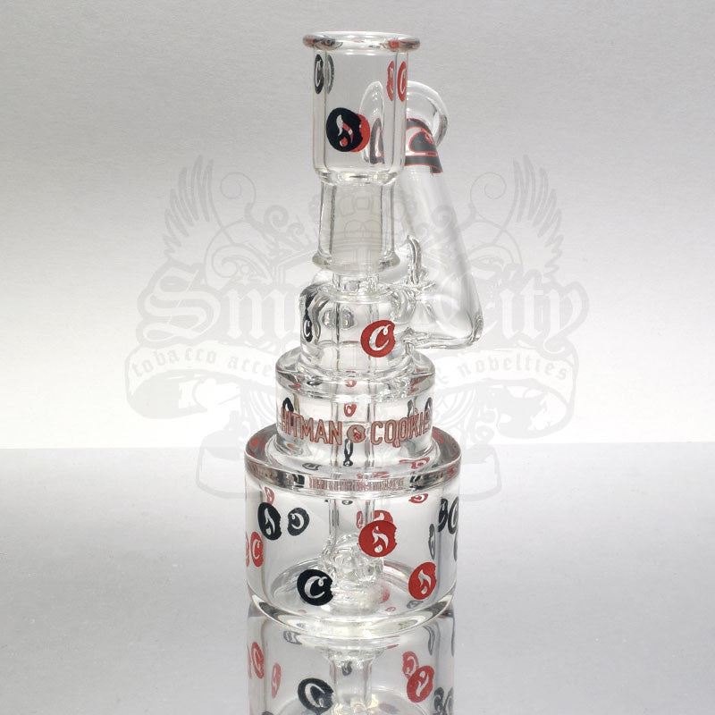 Hitman x Cookies Glass Phase2 10mm Baby Cake Rig - Smoke City