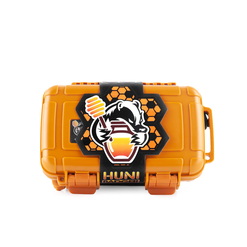 HUNI BADGER PORTABLE DAB NECTOR COLLECTOR CALICO ORANGE VAPORIZER