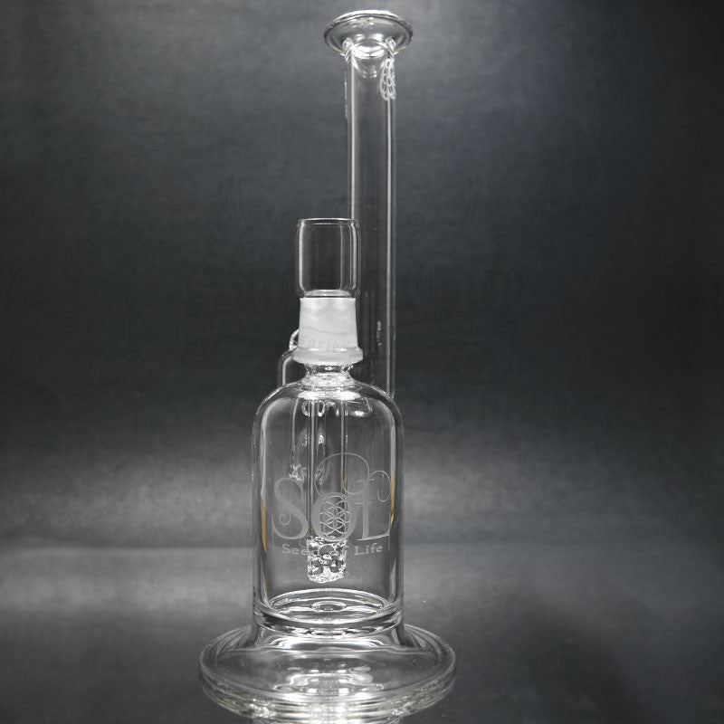 Seed of Life - Vapor Bubbler with Lace Perc - Smoke City