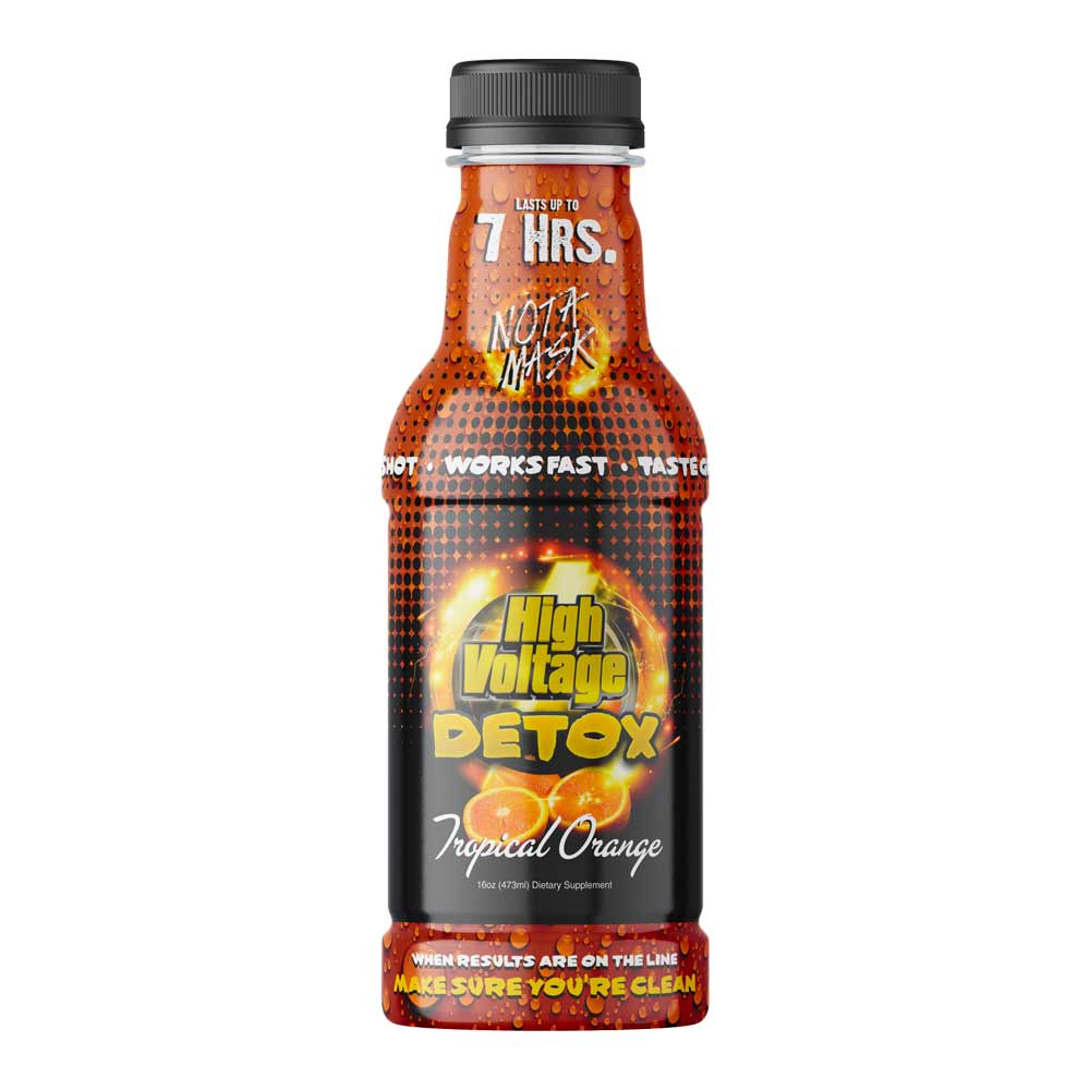 High Voltage Premium Detox Drink 16oz Tropical Orange