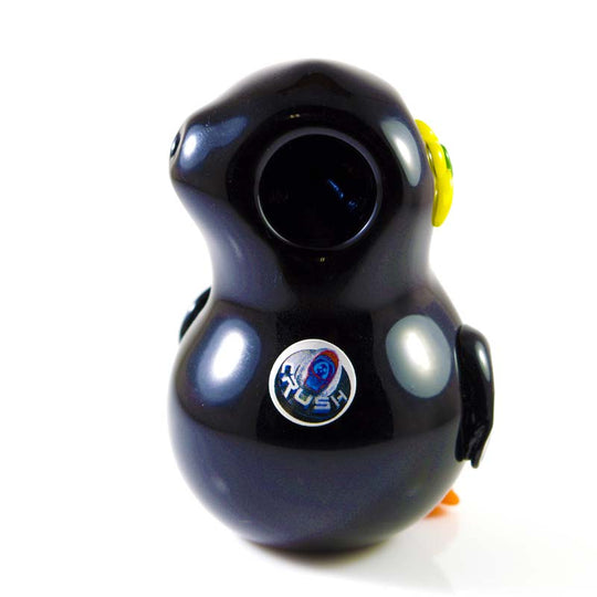 Girl Penguin Pipe by Crush Glass Back