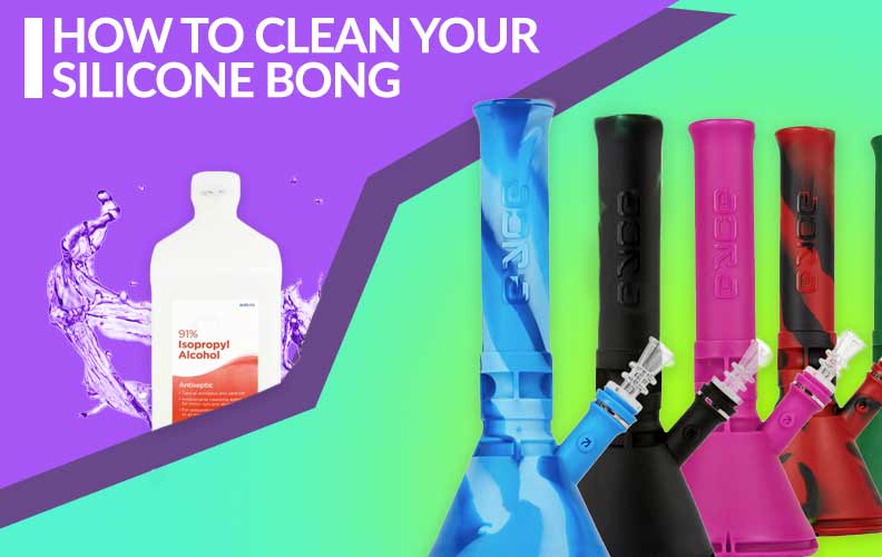 how to clean your silicone bong