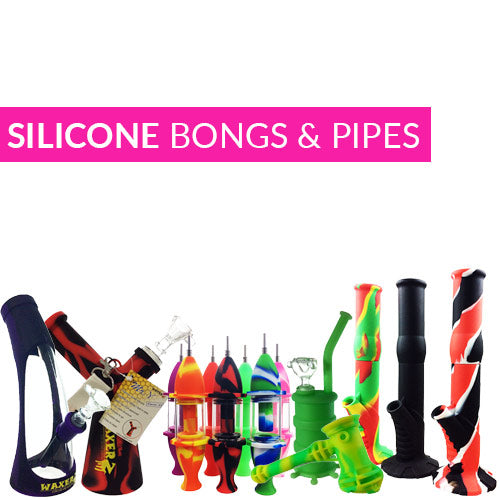 Silicone Bongs, Pipes & Dab Rigs