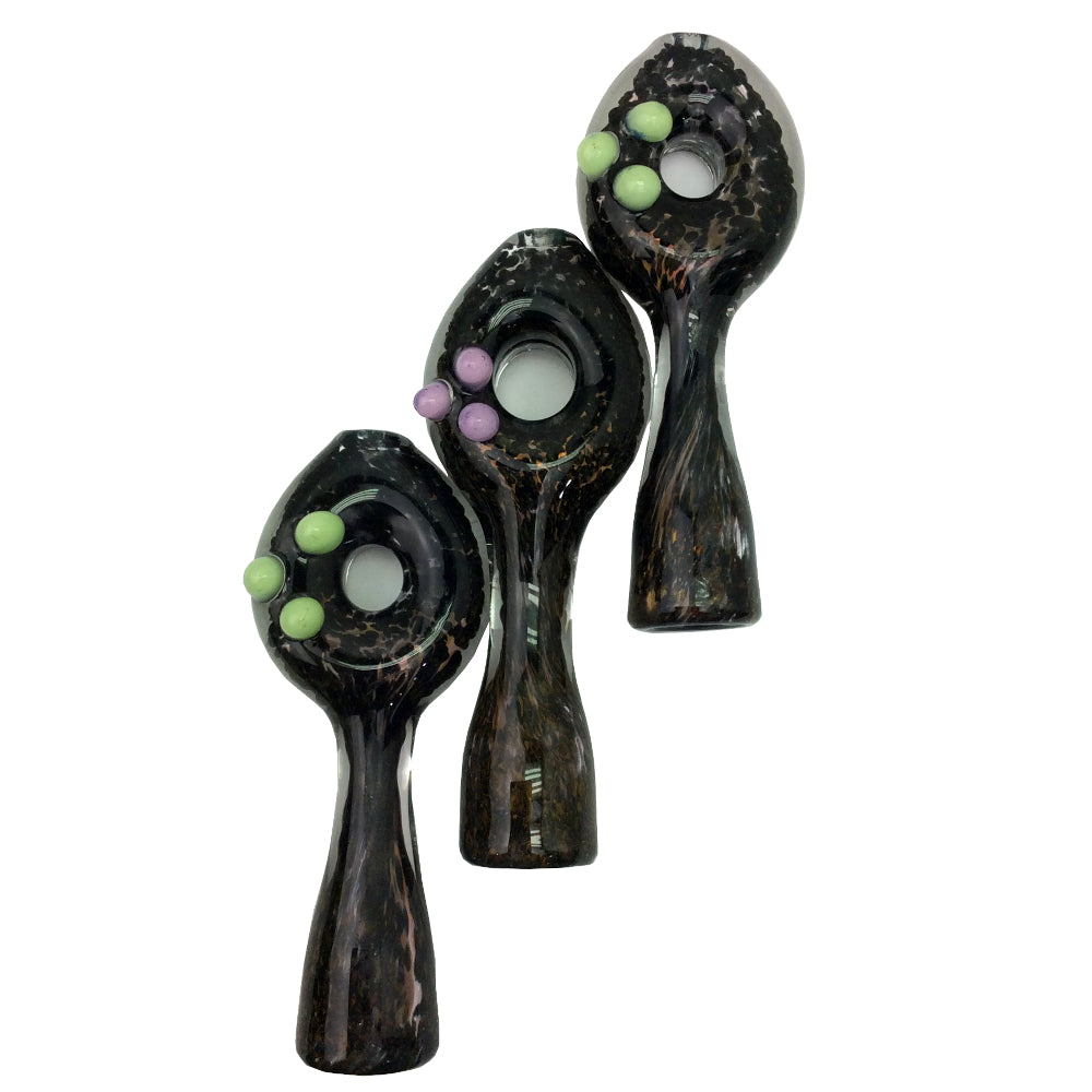 3.5 Inch Donut Mouth Dirty Frit Chillum Hand Pipe