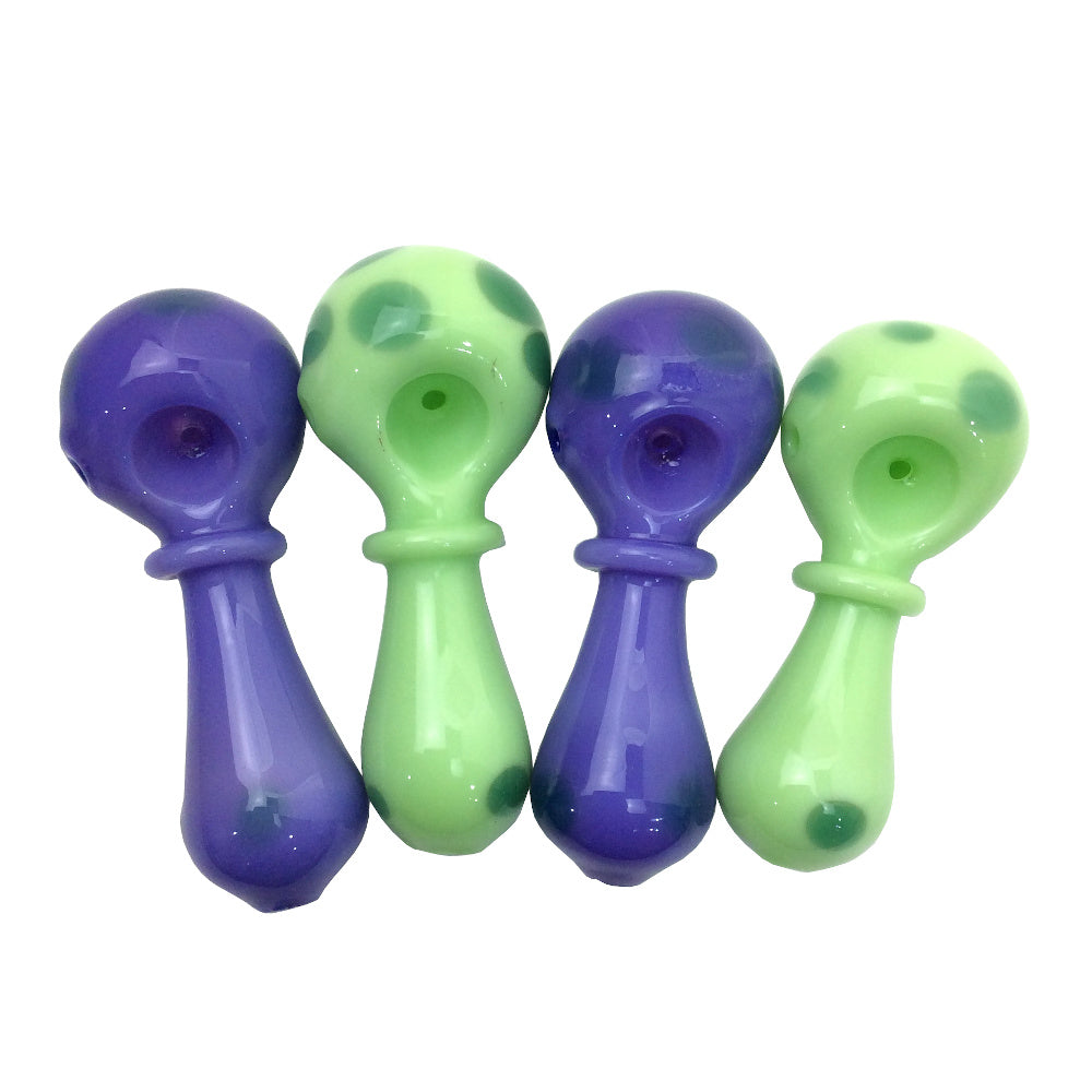 3.5 Inch Dotted Slime Hand Pipes