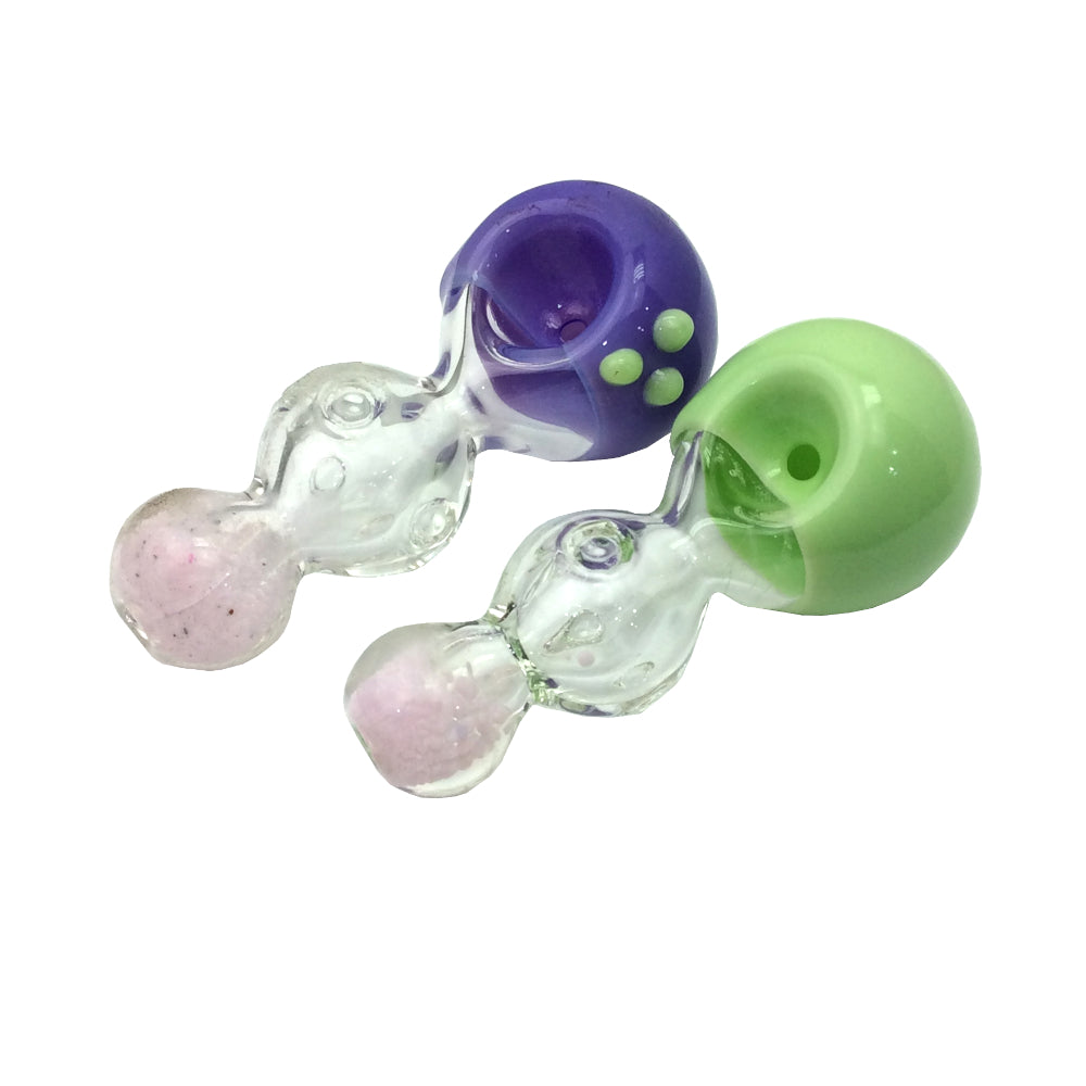 4 Inch Slime Head With Body Bubble Hand Pipe