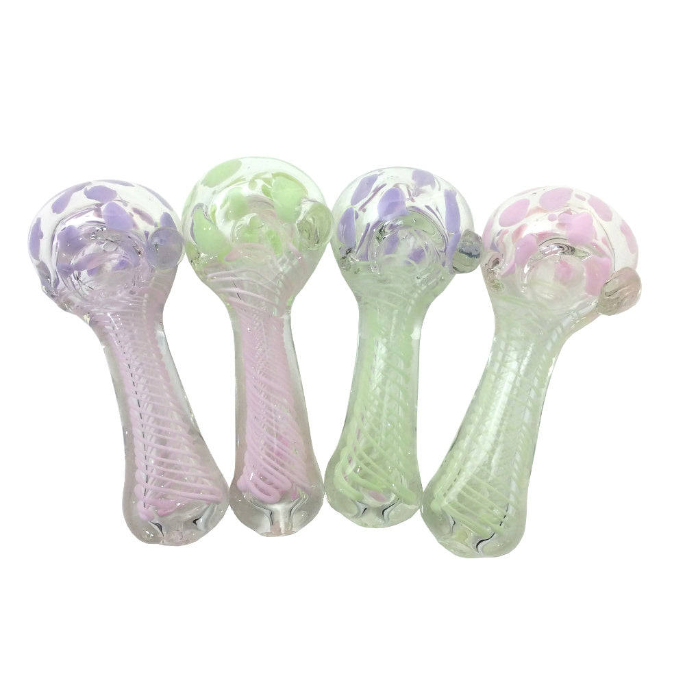 4 Inch Slime Swirl / Head Slime Hand Pipes