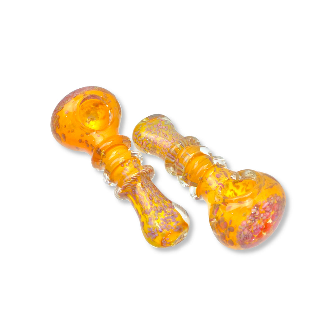 4 Inch Triple Rings Fumed Hand Pipe