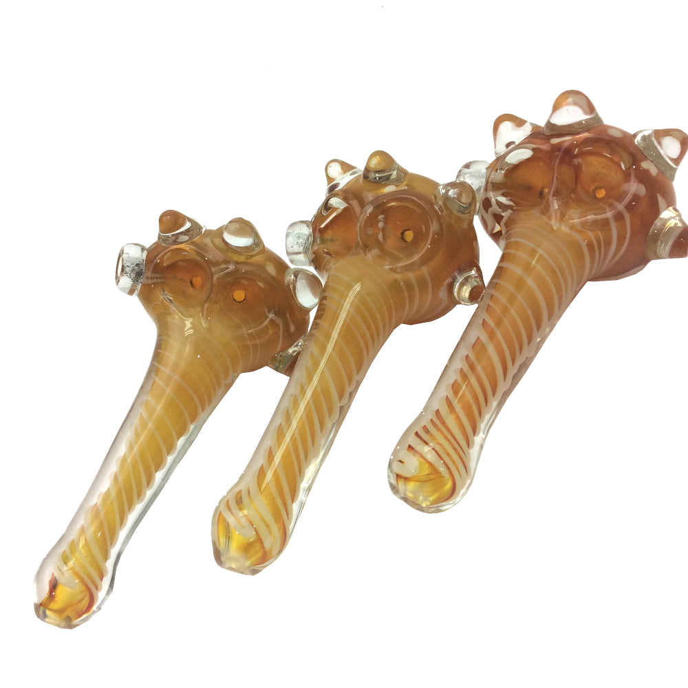 5 Inch Dual Bowl Fumed Hand Pipe