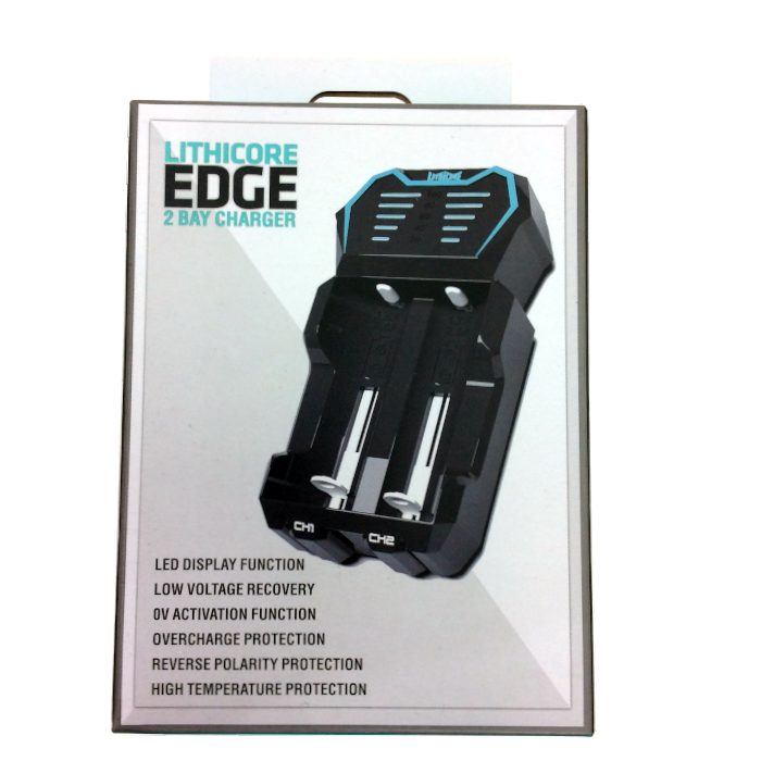 Lithicore Edge 2 Bay Charger Packaging