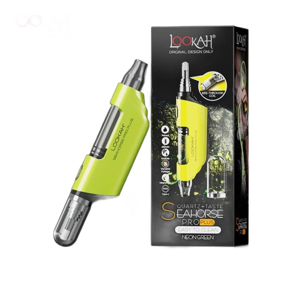 Lookah Seahorse Pro Plus Dab Pen Kit Neon Green