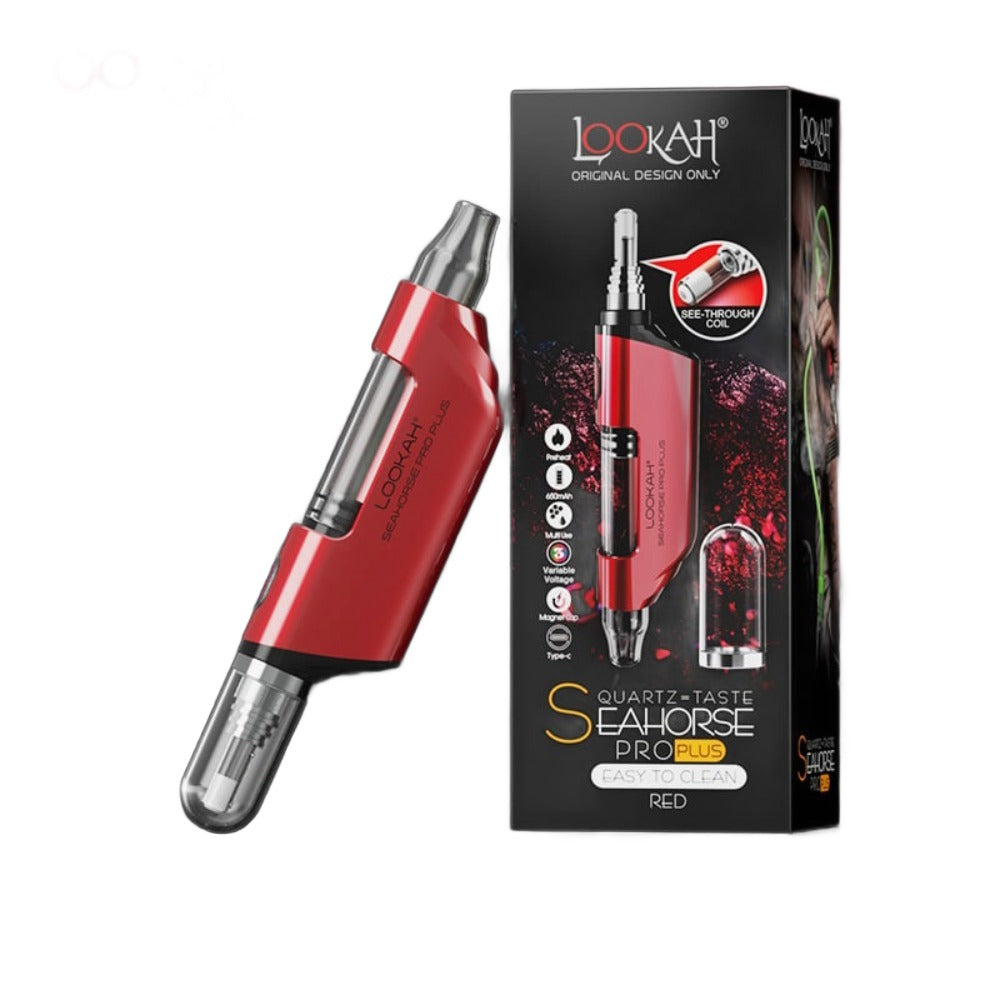 Lookah Seahorse Pro Plus Dab Pen Kit Red