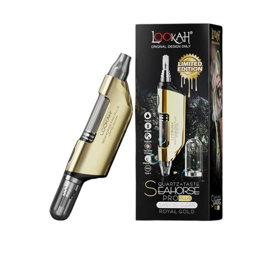 Lookah Seahorse Pro Plus Dab Pen Kit Royal Gold