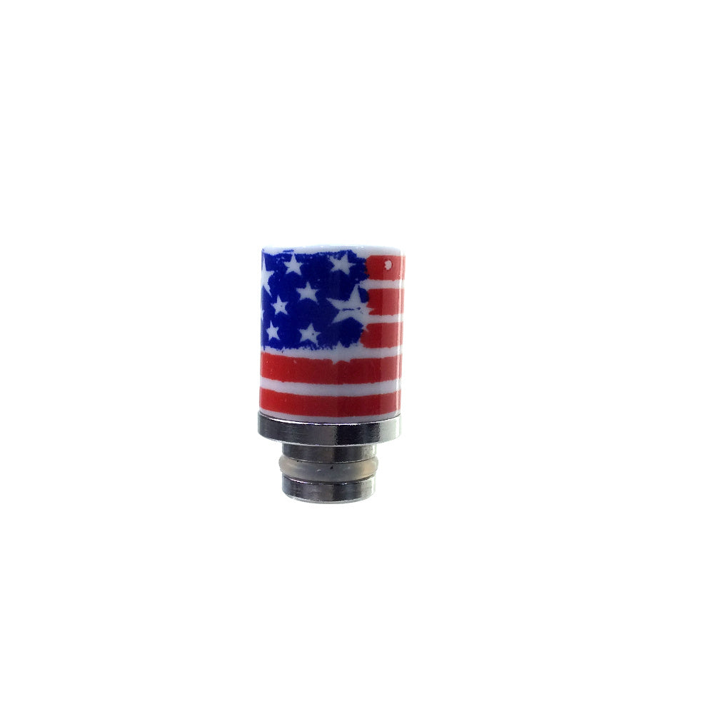 SS+CER US Flag Drip Tip