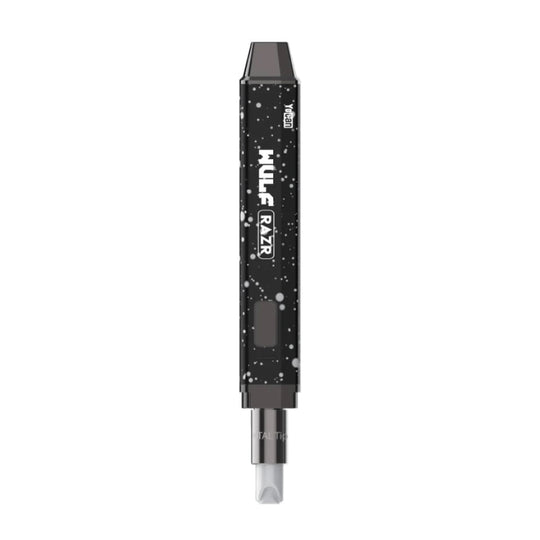 Wulf Modz RAZR Nectar Collector Vaporizer and Hot Knife Black White Spatter