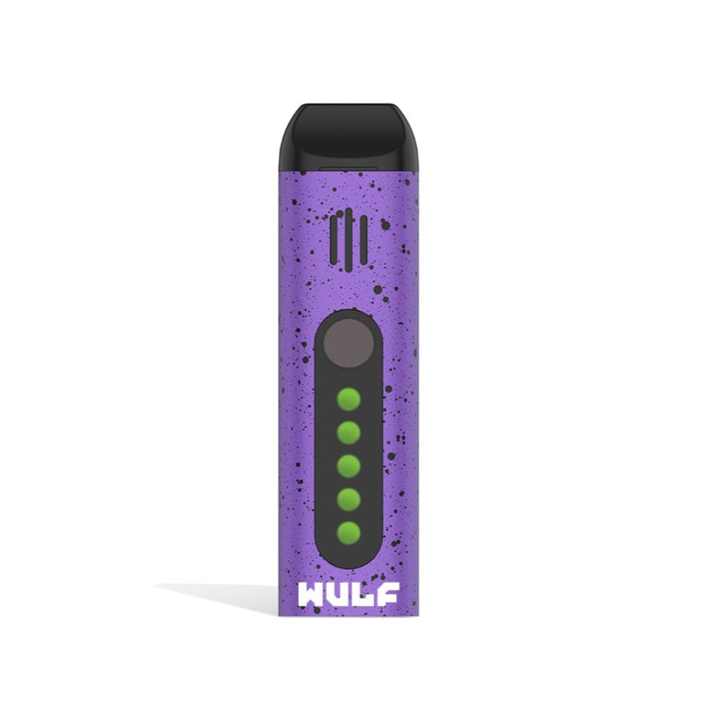 Wulf Mods Flora Portable Dry Herb Vaporizer Purple Black Spatter