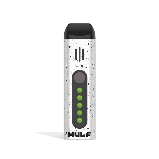 Wulf Mods Flora Portable Dry Herb Vaporizer White Black Spatter