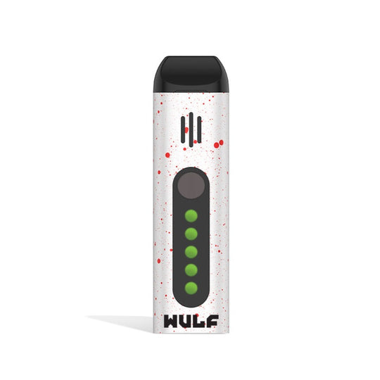 Wulf Mods Flora Portable Dry Herb Vaporizer White Red Spatter