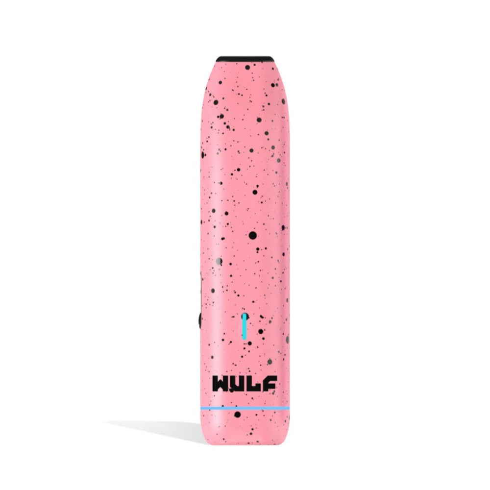 Wulf Mods LX Slim Portable Dry Herb Vaporizer Pink Black Spatter