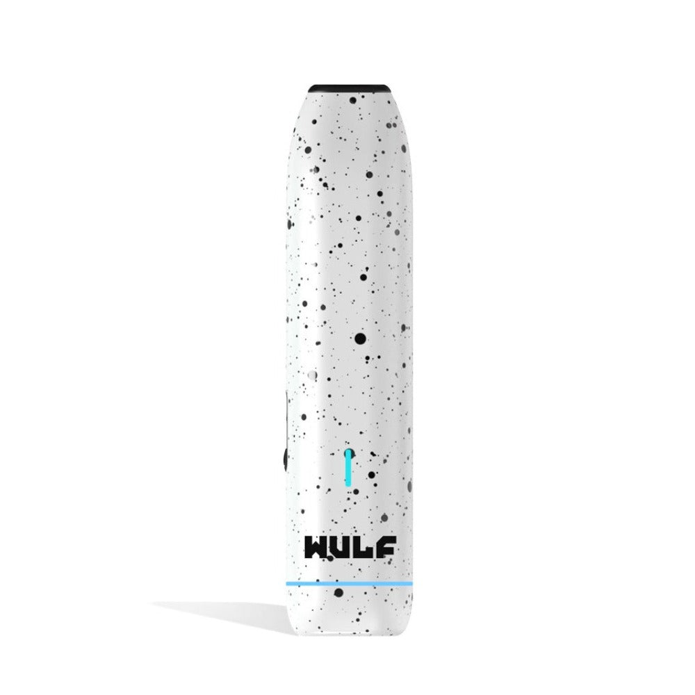 Wulf Mods LX Slim Portable Dry Herb Vaporizer White Black Spatter