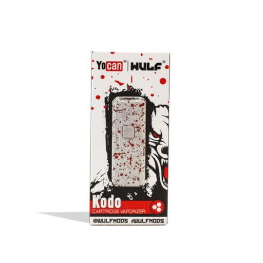 Wulf Mods Kodo Cartridge Vaporizer White Red Packaging
