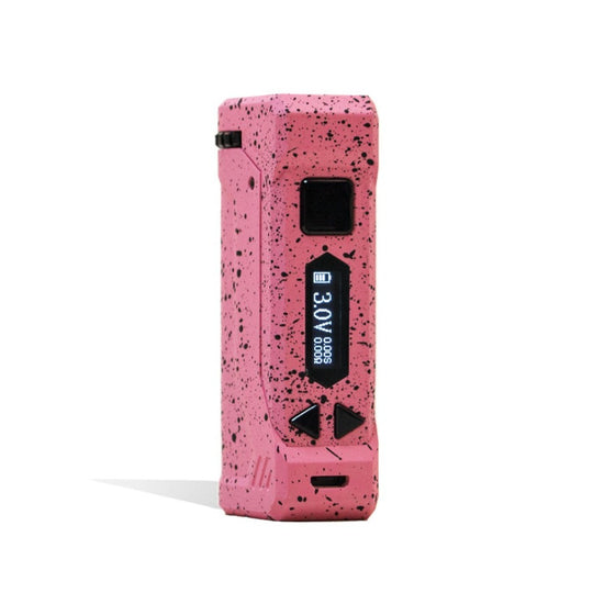 Wulf Mods Uni Pro Adjustable Cartridge Vaporizer Pink Black Spatter