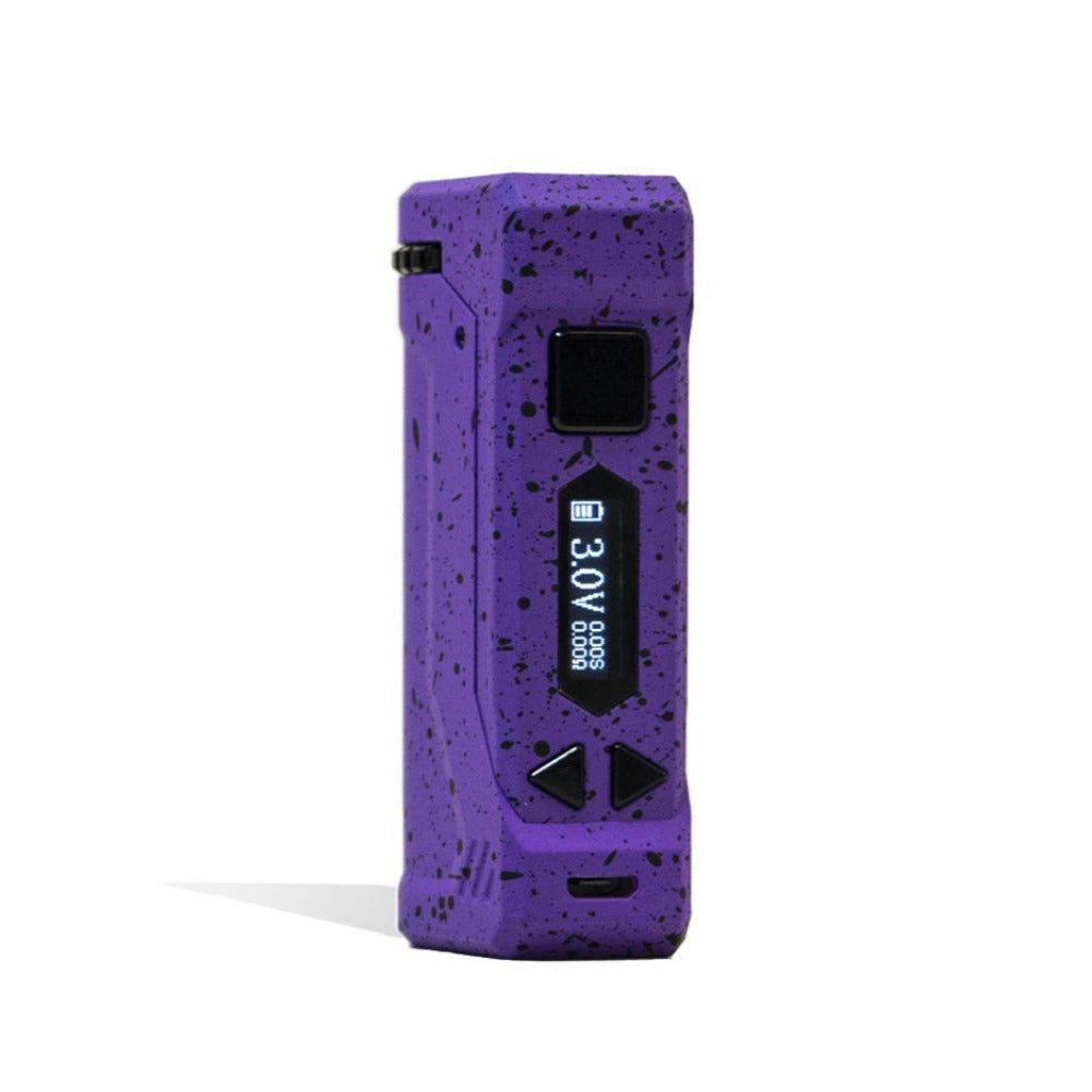 Wulf Mods Uni Pro Adjustable Cartridge Vaporizer Purple Black Spatter