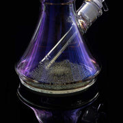 HOLOGRAPHIC  bong - 7MM - 12" - Beaker against black background