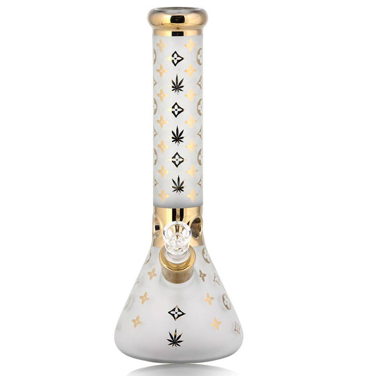 12.5 INCH LOGOLV FROSTED BEAKER WATER PIPE