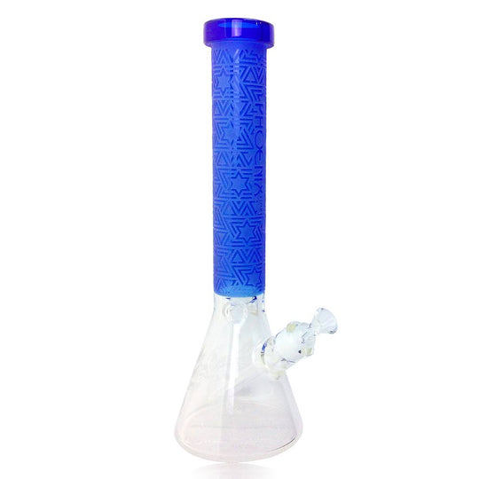 15 INCH PHOENIX STAR OF DAVID ENGRAVED BEAKER WATER PIPE