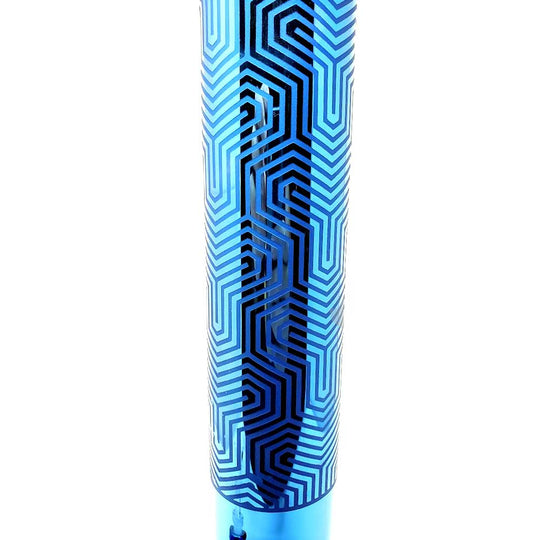 16" ELECTRO PLATED COLORED STRAIGHT SHOT BONG