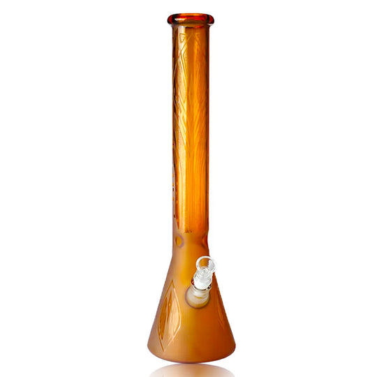 17.5 INCH PHOENIX FROSTED BEAKER WATER PIPE