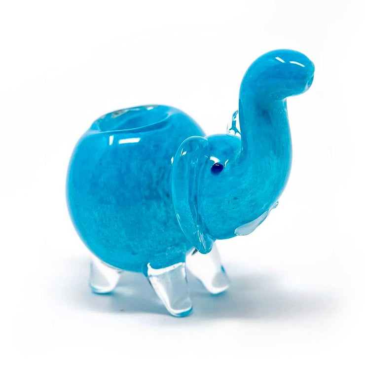 3 INCH BABY ELEPHANT SOLID COLOR HAND PIPE