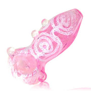 3.5 INCH CIRCLE ROPE PINK HAND PIPE