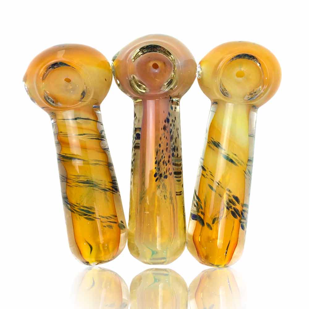 4 INCH CLEAR AND FUMED THICK HAND PIPE