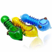 4 INCH CLEAR COLOR HAND PIPE